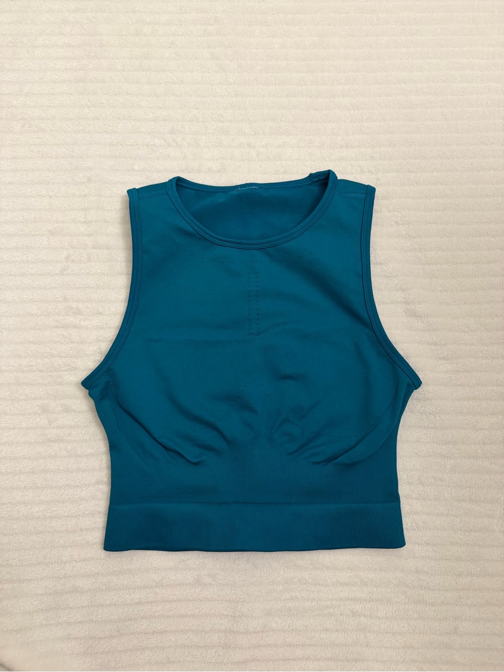 Gymshark Teal Athletic Crop Tank